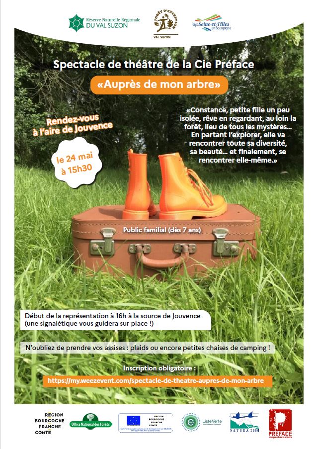 Affiche spectacle Auprès de mon arbre